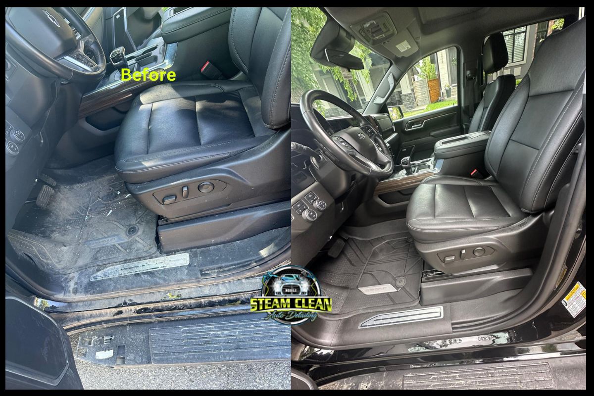 steam clean auto detailing