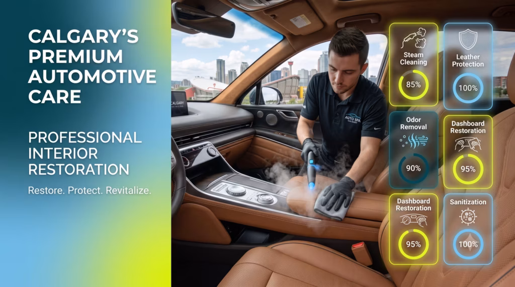 Interior detailing in Calgary